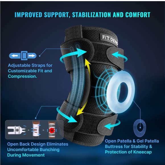 New in Box - 3-in-1 Hinged Knee Brace (Size Regular) - Picture 4 of 5